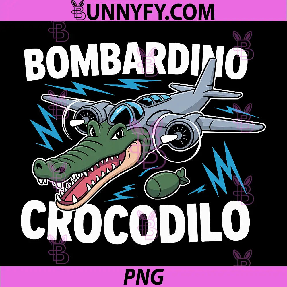 Bombardino Crocodilo Funny Italian Brainrot Meme PNG, Crocodile Plane Meme PNG