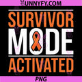 Bone Marrow Orange Ribbon PNG, Acute Myeloid Leukemia Awareness PNG