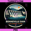Bonneville Dam Columbia River Scenic PNG, Washington Hydroelectric Landmark Travel PNG