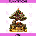 Bonsai Christmas! PNG, Japanese Zen Japan Lover Star Presents PNG