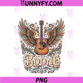 Boone Music Lover Vibes PNG, Colorful Artistic Design PNG