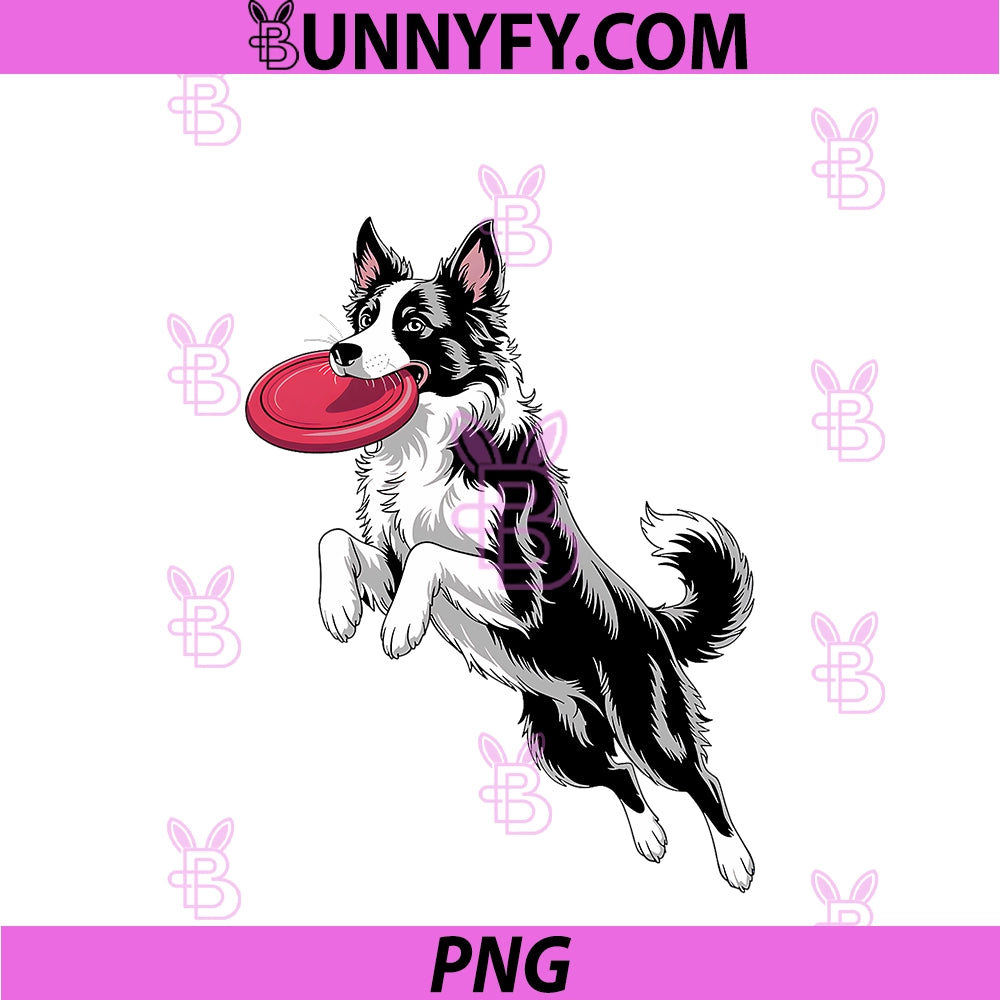 Border Collie Art PNG,  Border Collie Lover PNG