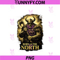 Born Of The North PNG, Viking Warrior Norse Design PNG