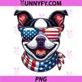 Boston Terrier Dog Lover US Flag PNG, 4th of July Patriotic Performance PNG
