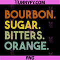 Bourbon Sugar Bitters Orange PNG, Old Fashioned Cocktail Retro PNG 
