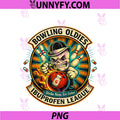 Bowling Oldies Ibuprofen League PNG, Funny Retired Bowler Humor PNG