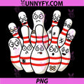 Bowling Scared Bowling Pins PNG, Funny Sport Bowler PNG