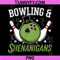 Bowling Shenanigans PNG, St Patrick’s Day Funny Irish Bowler PNG