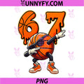 67 Six Seven Sunglasses PNG, Dabbing Basketball PNG 