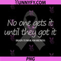 Brain Tumor Warrior PNG, Funny Brain Cancer Awareness PNG