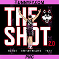 Braylon Mullins The Shot 2.0 PNG, UConn Huskies Basketball PNG