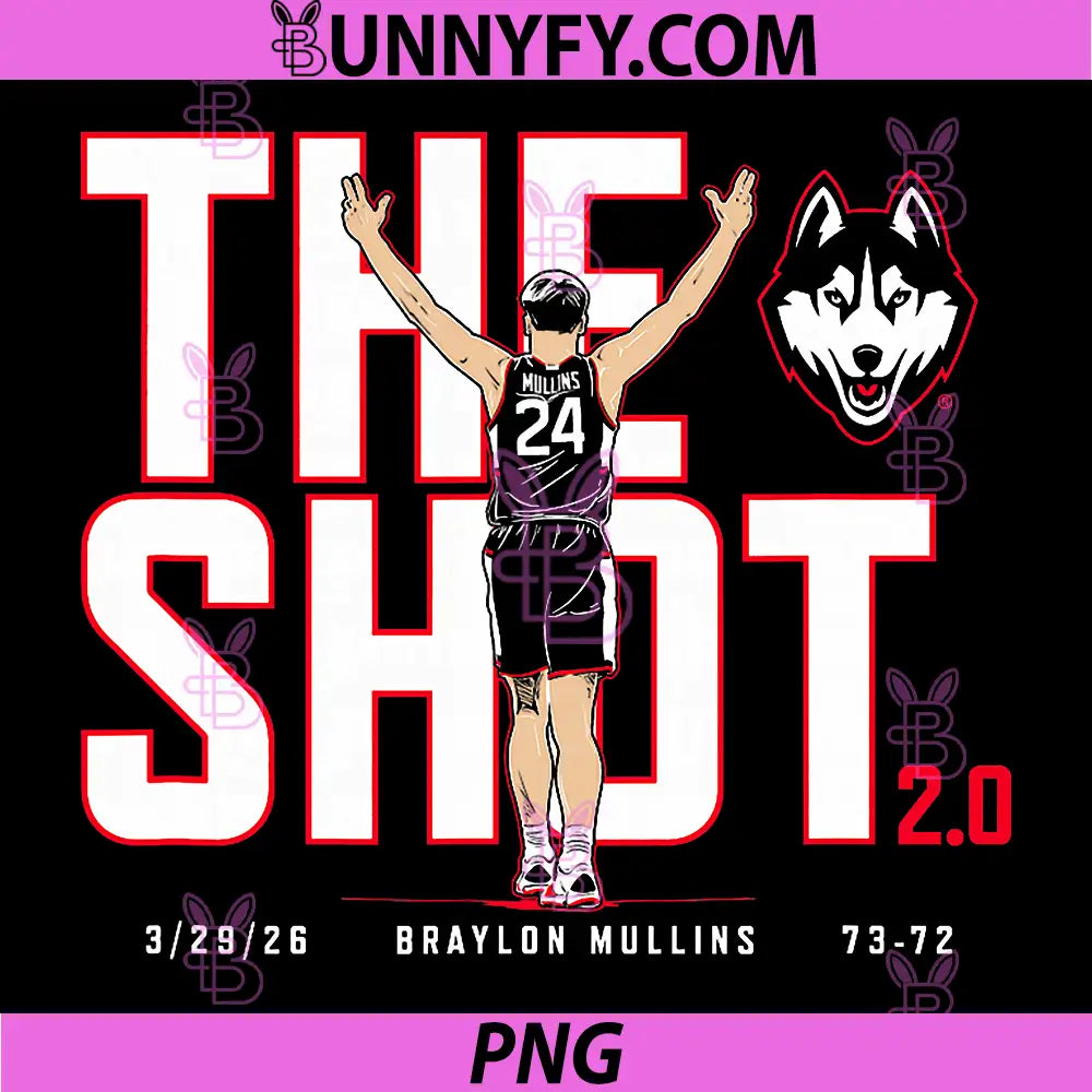 Braylon Mullins The Shot 2.0 PNG, UConn Huskies Basketball PNG