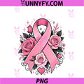 Breast Cancer Awareness Pink PNG, Ribbon Roses PNG