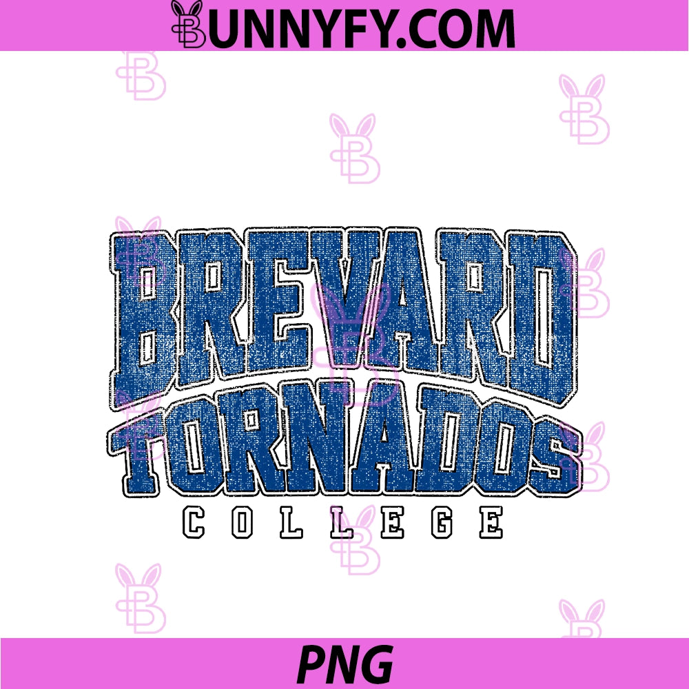 Brevard Tornados Retro PNG, Collegiate Athletic PNG