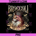 Broccoli The Real MVP Cat King PNG, Fantasy Royal Cat Crown PNG