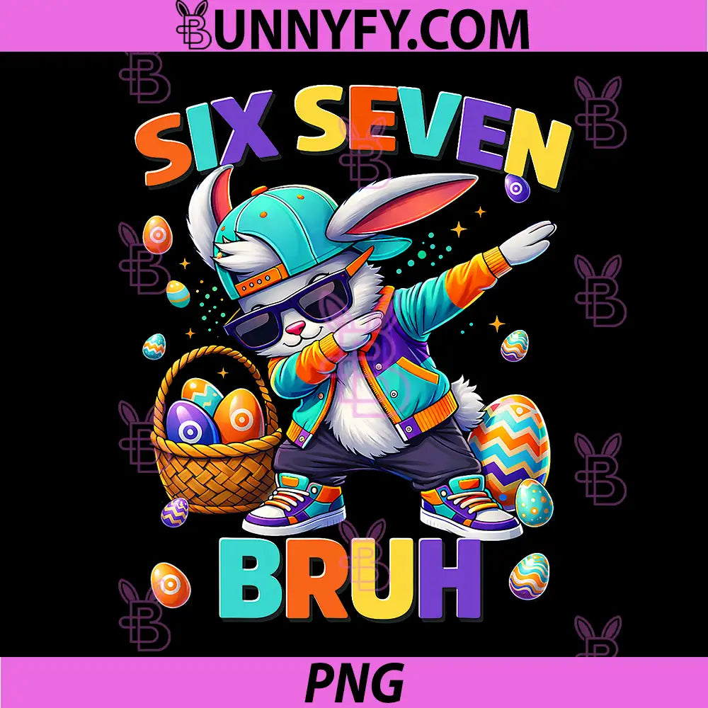 Bruh Happy Easter PNG, Bunny Dabbing Rabbit PNG