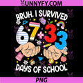 Bruh I Survived 67 33 Days of School PNG, Six Seven Teachers PNG