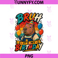 Bruh It's My Birthday Capybara PNG, Retro Birthday Boy PNG