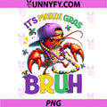 Bruh Mardi Gras PNG, Crawfish Mardi Gras PNG