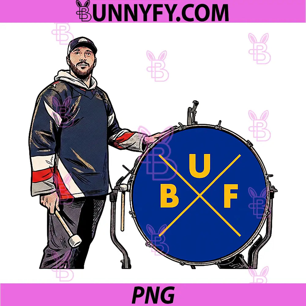Buffalo Hockey PNG, Bang The Drum for 716 PNG