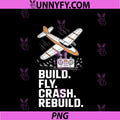 Build Fly Crash Rebuild PNG, RC Aviation PNG