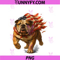 Bulldog with American Flag PNG, Cape Patriotic Dog July 4th PNG