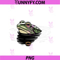 Bullfrog Floating PNG, In Calm Pond Water PNG