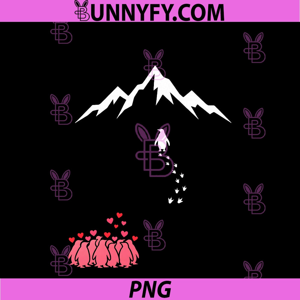 But Why Funny Penguin Meme PNG, Mountain Motivational Valentines PNG