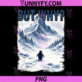 But Why Nihilist PNG, Funny Penguin Snowy Mountain Meme PNG