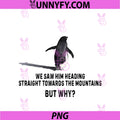 But Why PNG, Penguin Nihilist Mountain Absurd Humor PNG