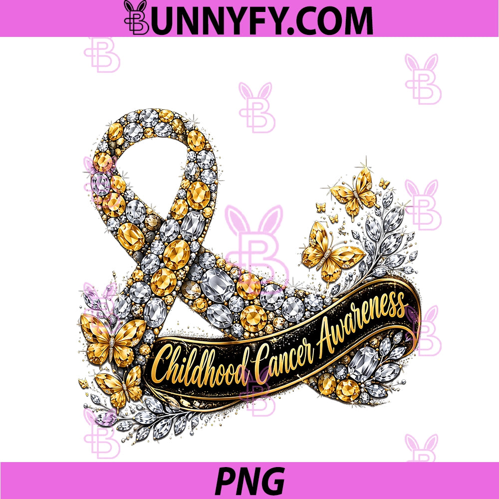 Butterfly PNG, Childhood Cancer Awareness PNG