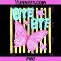 Bye Bye Butterfly PNG, Last Day of School Class Dismissed Teacher PNG