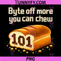 Byte Off More Than You Can Chew PNG, IT Reboot Humor PNG
