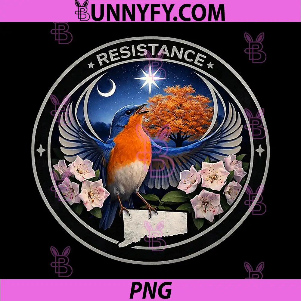 CT Rebel Bird Alliance Resistance PNG, No Kings Protest 2026 PNG