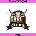 CTT Oil Exploration & Cattle Company Texas Retro PNG, Vintage PNG