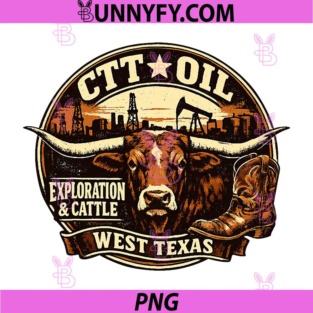 Oil Exploration Cattle Company Texas PNG, CTT Western Ranch Oilfield PNG
