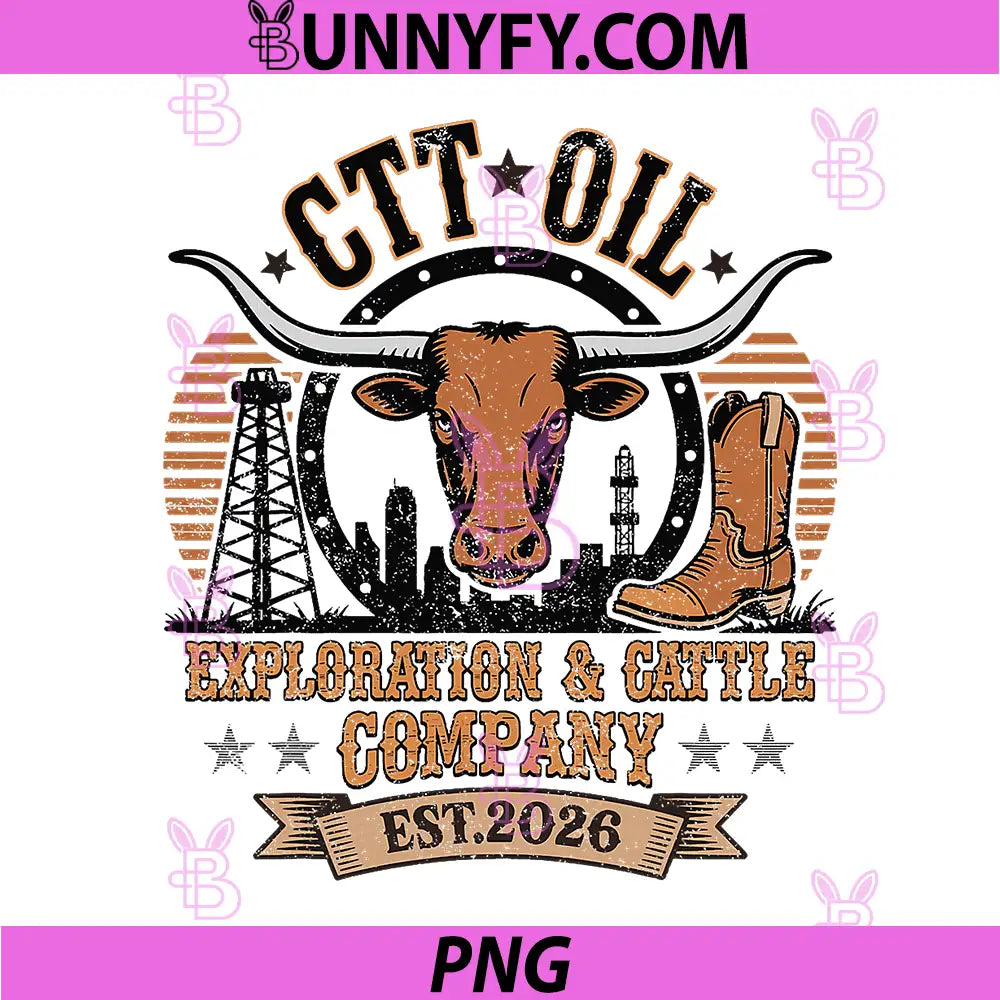 CTT Oil Exploration And Cattle Company PNG, Texas Ranch Oilfield PNG