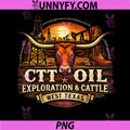 CTT Oil And Cattle Company PNG, Texas Oilfield Western Ranch PNG