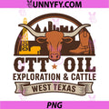 CTT Oil Exploration And Cattle West Texas PNG, Vintage Ranch Oil PNG
