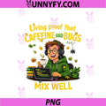 Caffeine And Bugs Adulting Humor PNG, Programmer Design PNG