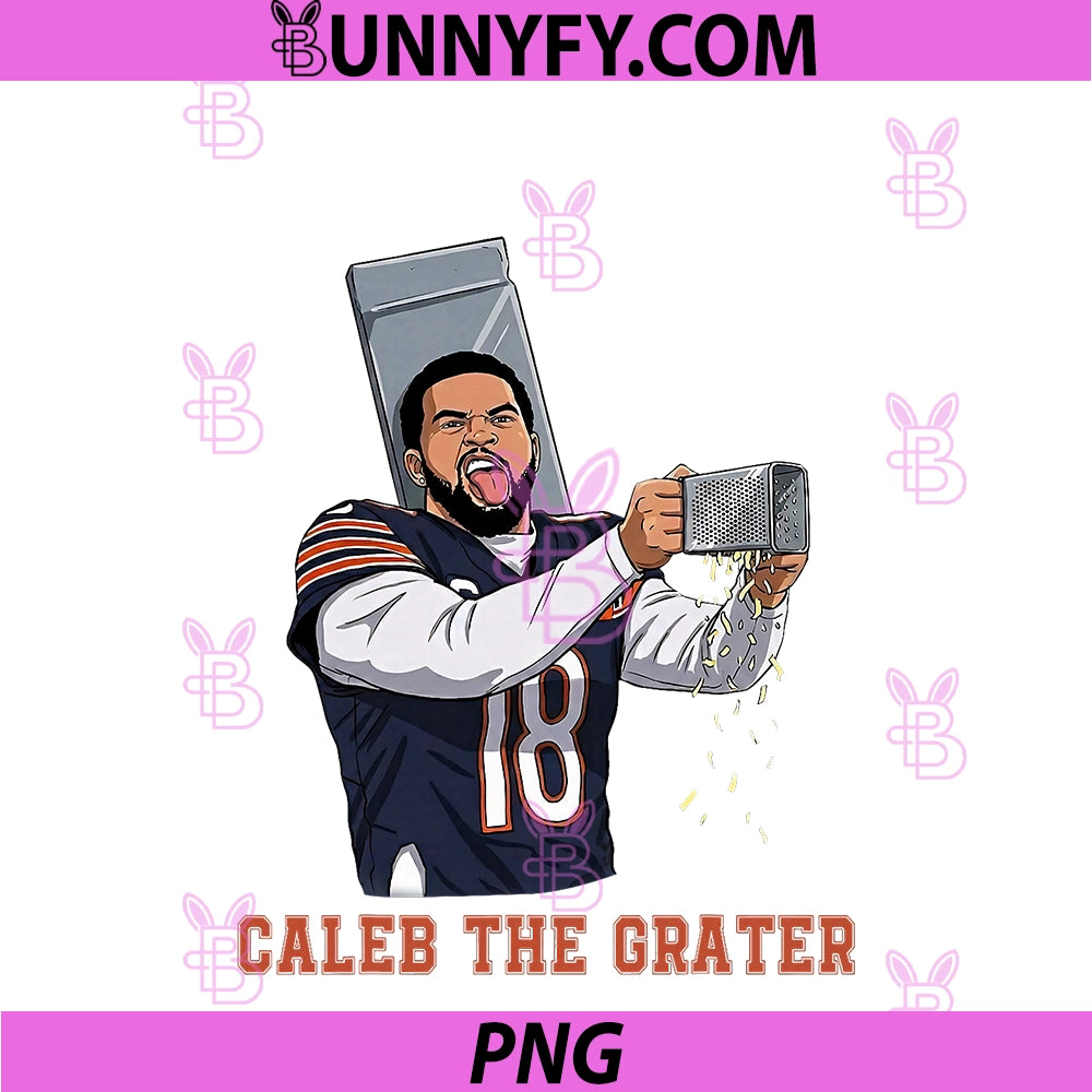 Caleb The Grater Game Day Football PNG, Funny Meme Cheese PNG