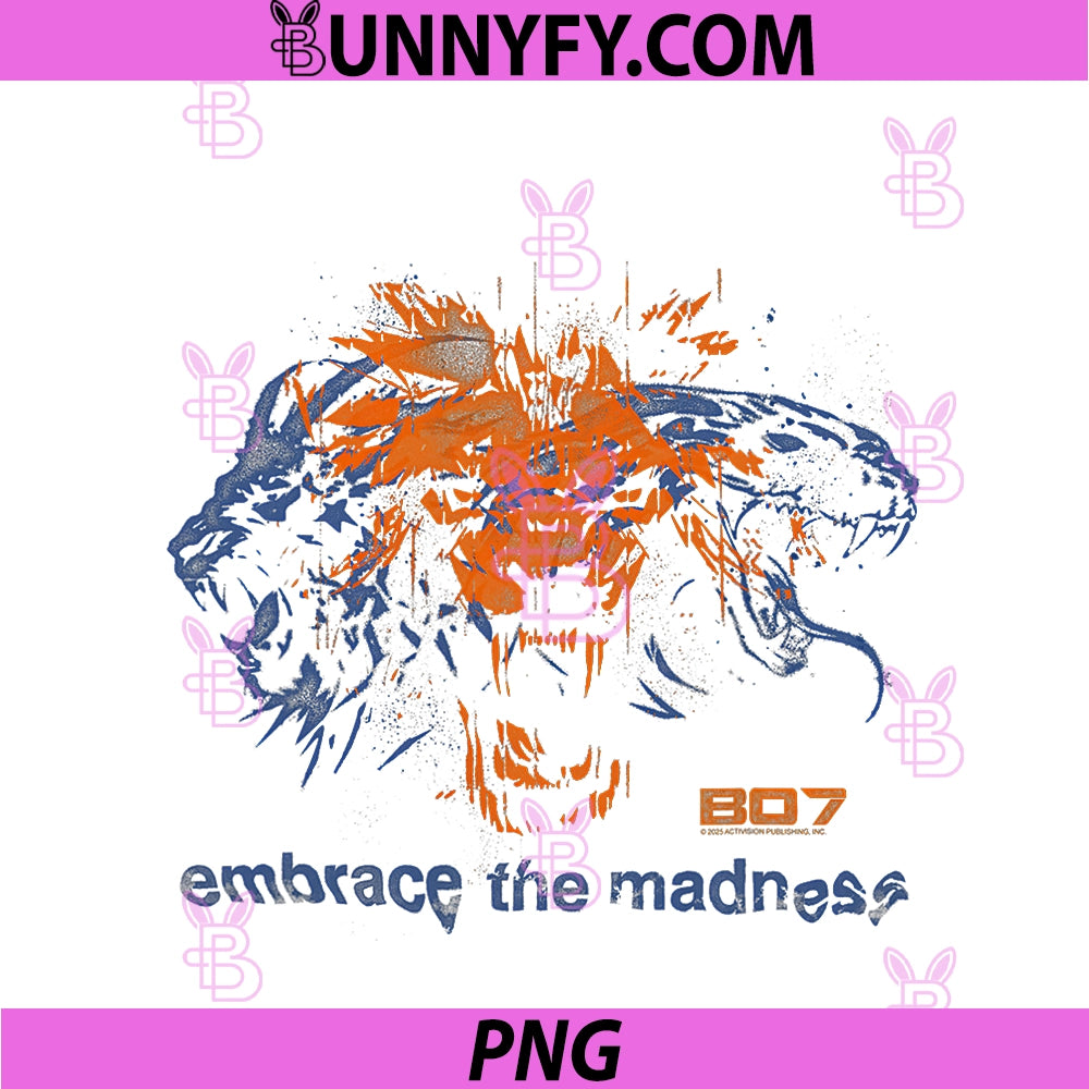 Call Of Duty Black Ops 7 PNG, Embrace The Madness Video Game PNG