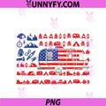 Camping Patriotic American Flag Tent Camper PNG, 4th Of July PNG
