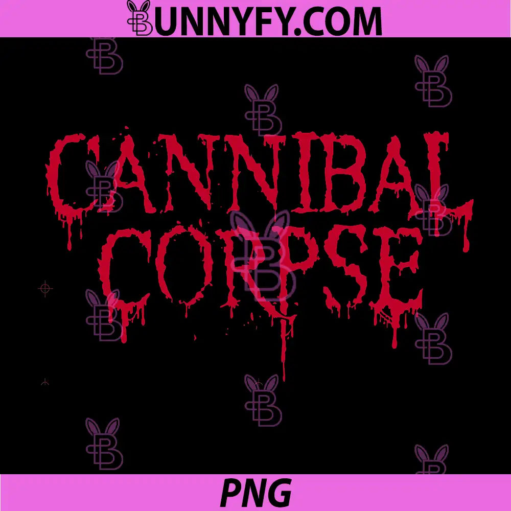 Cannibal Corpse PNG, Official Merchandise Logo PNG