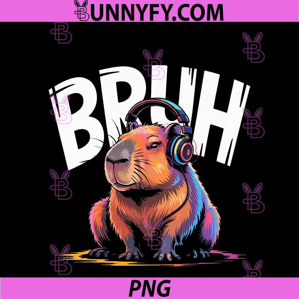 Capybara Bruh PNG, Headphone Video Game PNG