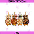 Caramel Apple Pops Fall Treat PNG, Design For Book Lovers Autumn PNG