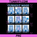 Care Bears Current Mood PNG, Grumpy Bear Squares PNG