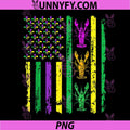 Carnival Mardi Gras USA PNG, American Flag Crawfish Parade PNG
