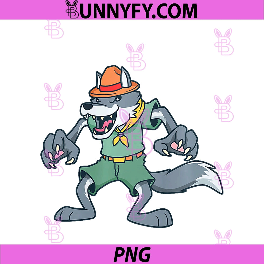 Cartoon PNG, Wolf Is Scout PNG