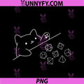 Cat Rolling Dice PNG, RPG Tabletop Games D20 Tabletop PNG